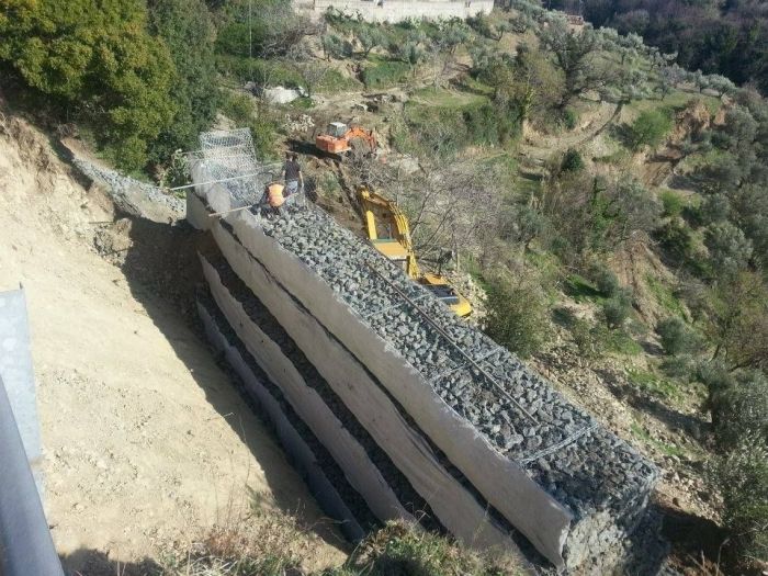 Archisio - Nimar Costruzioni - Progetto Strutture cementizie a sostegno di strade con pericolo di frane