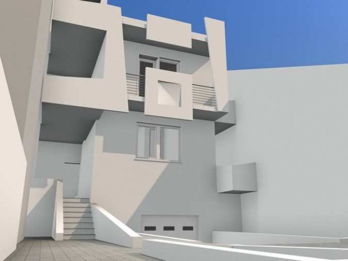 Archisio - Fabio Bisciglia - Progetto Studio di una soluzione architettonica per lampliamento in soprelevazione di un fabbricato a destinazione residenziale costruito negli anni 80