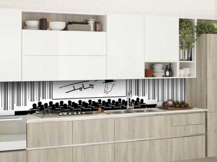 Archisio - Citti Serramenti Infissi Cristalli - Progetto Schienali per cucine in vetro