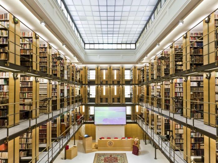 Archisio - Global Factory srl - Progetto Restauro libreria dellistituto pontificio orientale