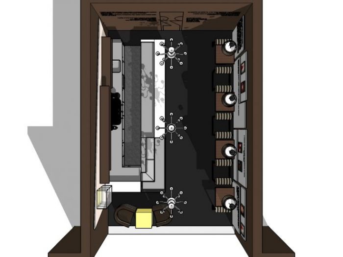 Archisio - Gianluca Bernardini - Progetto Concept caffetteria