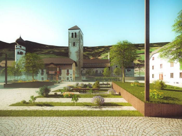 Archisio - Manuel Benedikter - Progetto Piazza del villaggio di san candido