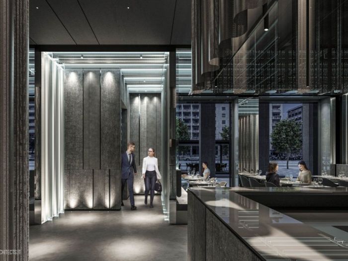 Archisio - Sf Architects - Progetto Ayu sushi restaurant