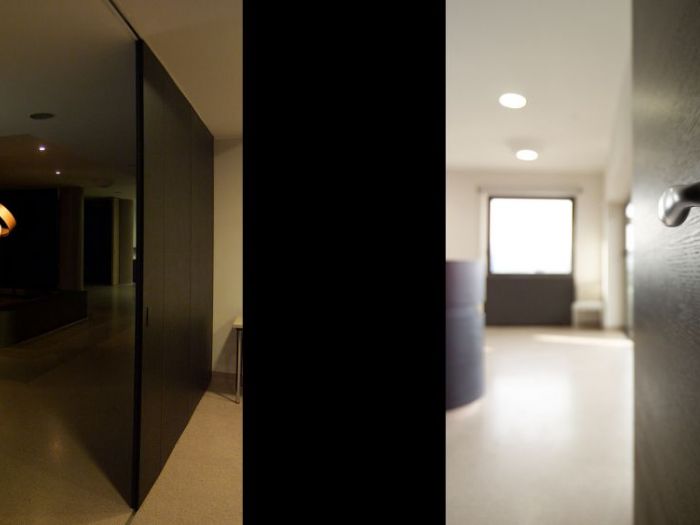 Archisio - Maurizio Giordano Architetto - Progetto Ristrutturazione palazzina uffici - interni e area parcheggio piantumata