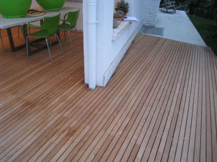 Archisio - Mauro Rossaro - Progetto Pedana in larice