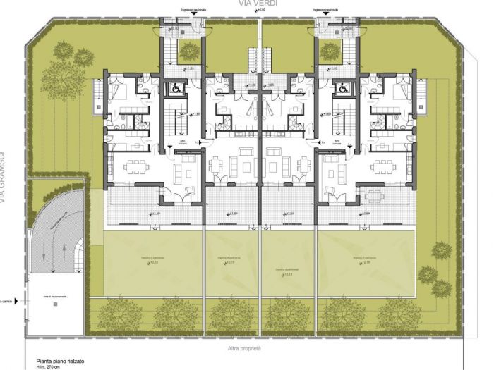 Archisio - Arch Studio - Progetto Edificio residenziale a rodano milano