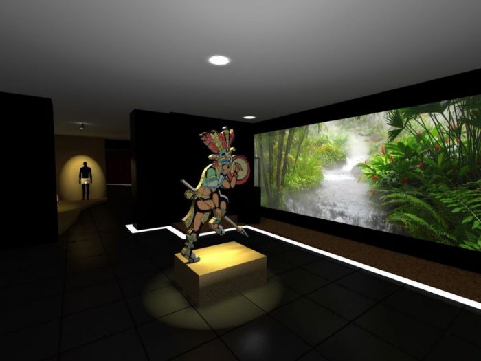 Archisio - Javier Reyes Batista - Progetto Marte museumHall allestimento temporaneo