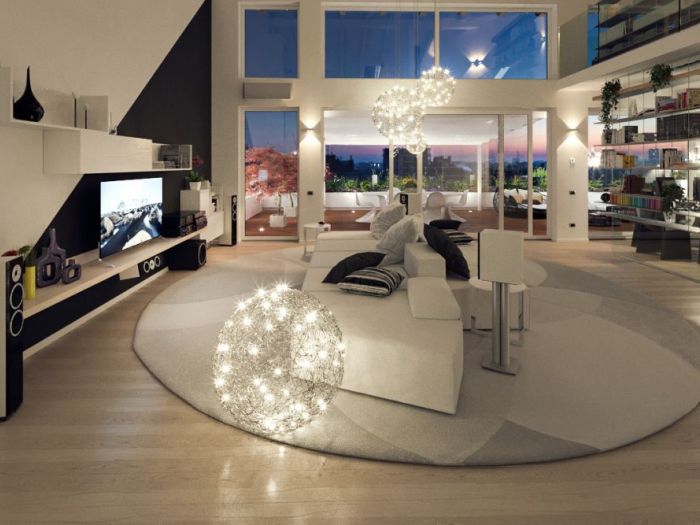 Archisio - Annalisa Carli - Progetto Un attico in stile loft in milano