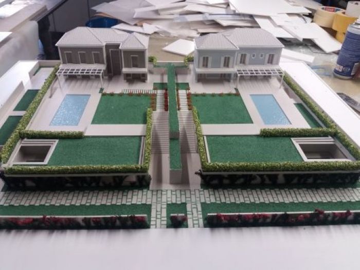 Archisio - Plastici Rocchi - Progetto Ville milano marittima