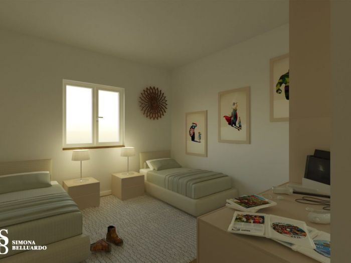 Archisio - Simona Belluardo - Progetto Trilocale - privato famiglia