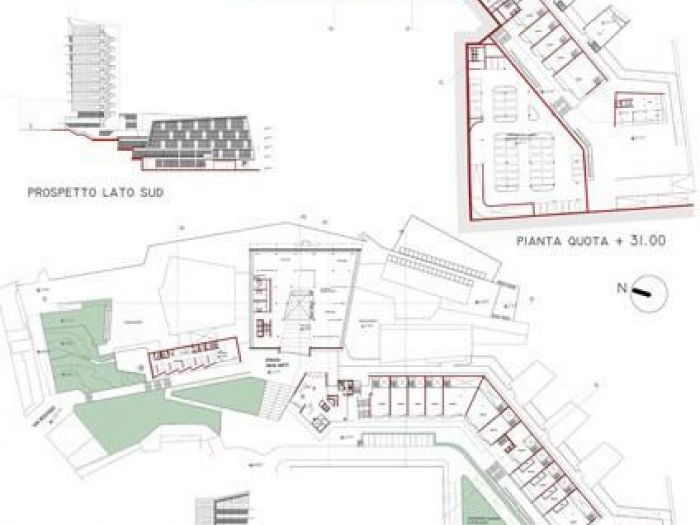 Archisio - Domenico Sforza - Progetto Tesi di laurea in architettura - progettazione architettonica e urbanaProgetto di margine delle mura megalitiche