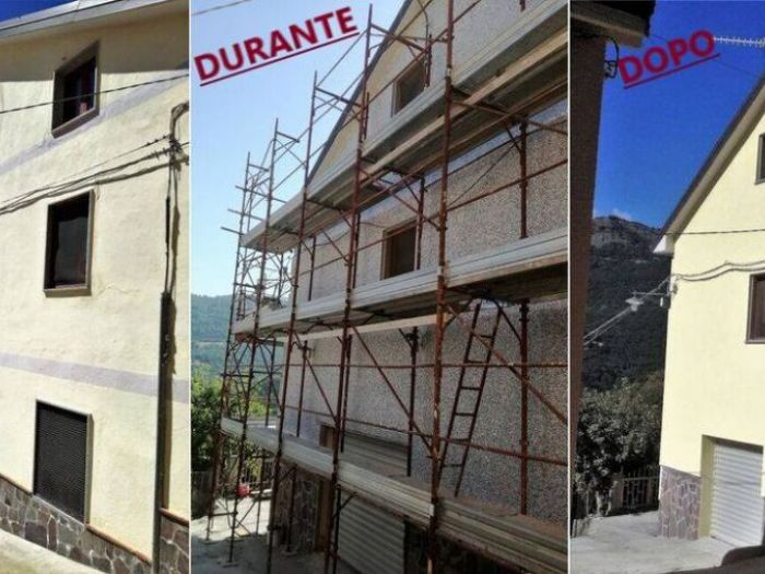 Archisio - Csc Grassano Sas Del Rag Innocenzo Rinaldi - Costruzioni - Progetto Isolamento a cappotto e ristrutturazione facciata - terranova di pollino