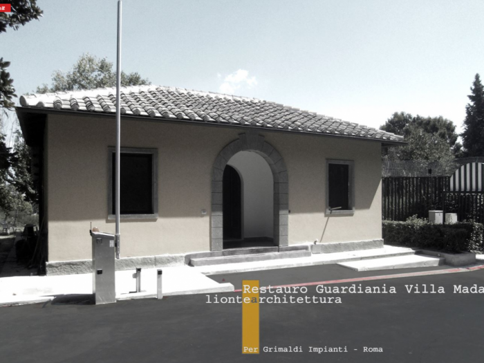 Archisio - Alessandro Lionte - Progetto Restauro guardiania villa madama