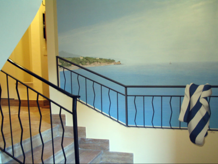 Archisio - Battaglini Decorations - Progetto Trompe loeil