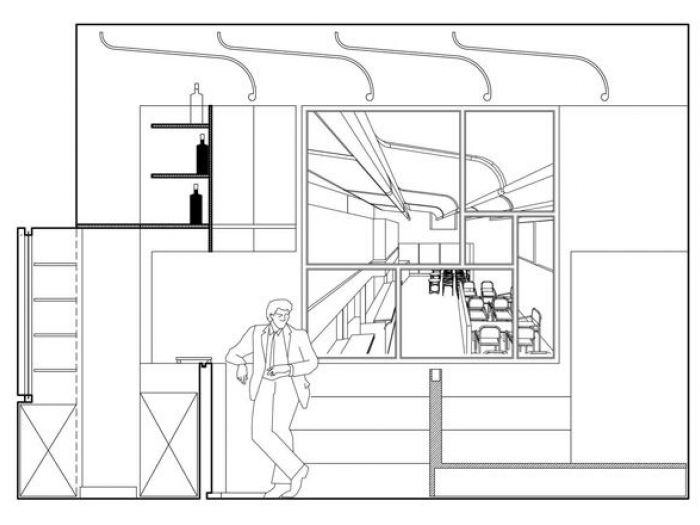 Archisio - Antonio Pelella - Progetto InterniBar al porto di ischia