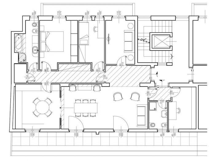 Archisio - Paola Pedretti - Progetto Attico in centro storico