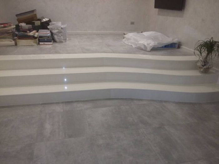 Archisio - Pasquale Ginosa - Progetto Rivestimento in marmo di una scala