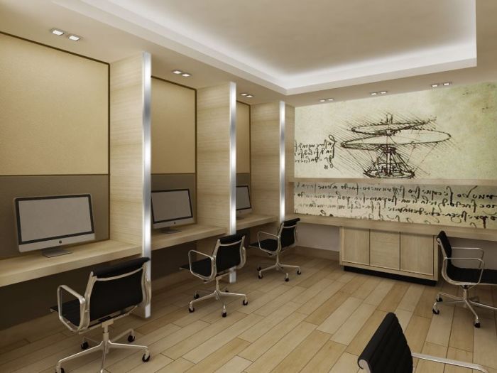 Archisio - Studio Costa Progettazioni - Progetto Agusta westland a finmeccanica company - lounge piloti