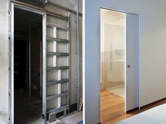 Archisio - Tassonedil - Progetto Porta scorrevole lideale per sfruttare lo spazio