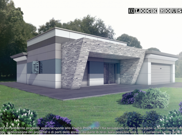Archisio - Studio Di Progettazione Ph09 - Progetto Villa block house