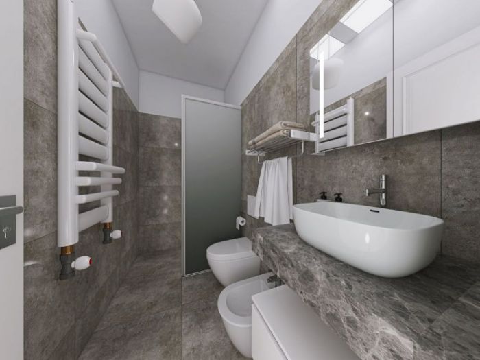 Archisio - Andrea Daguanno - Progetto Ristrutturazione bilocale milano