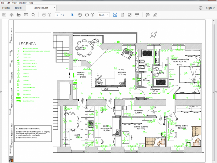 Archisio - Monica De Amicis - Progetto Ristrutturazione appartamento 125 mq