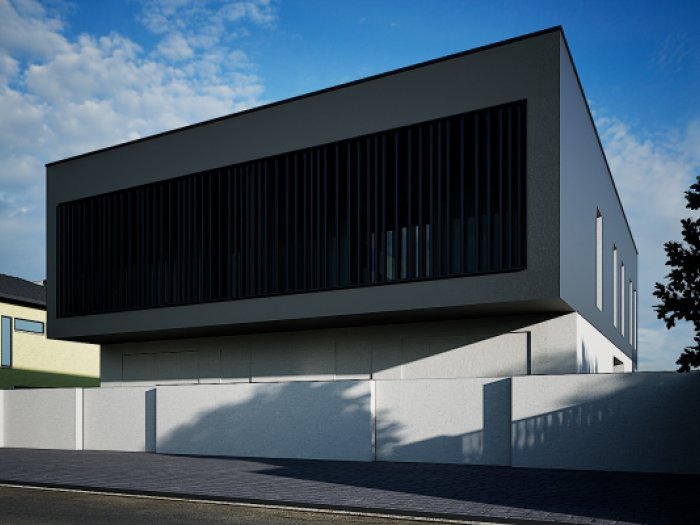 Archisio - Antonio Cacurio - Progetto Bifamiliare sh a stra-venezia studio cacurio