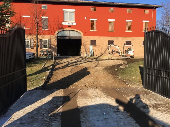 Archisio - Gl Edilizia Di Luigi Cavallaro - Progetto Entrata e ciottolato villa