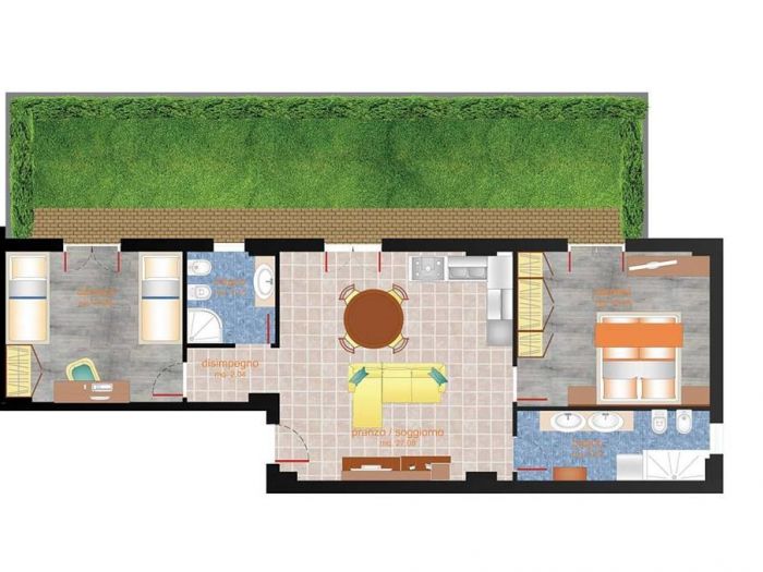 Archisio - Andrea Romano - Progetto Appartmento 3