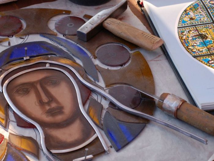 Archisio - La Diana Vetrate Artistiche - Progetto Vetrata