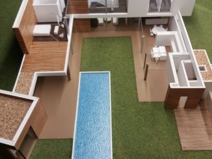 Archisio - Plastici Rocchi - Progetto Plastico villa san mauro