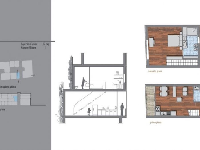 Archisio - Soa Spazio Oltre Larchitettura - Progetto Recupero e ampliamento di un isolato