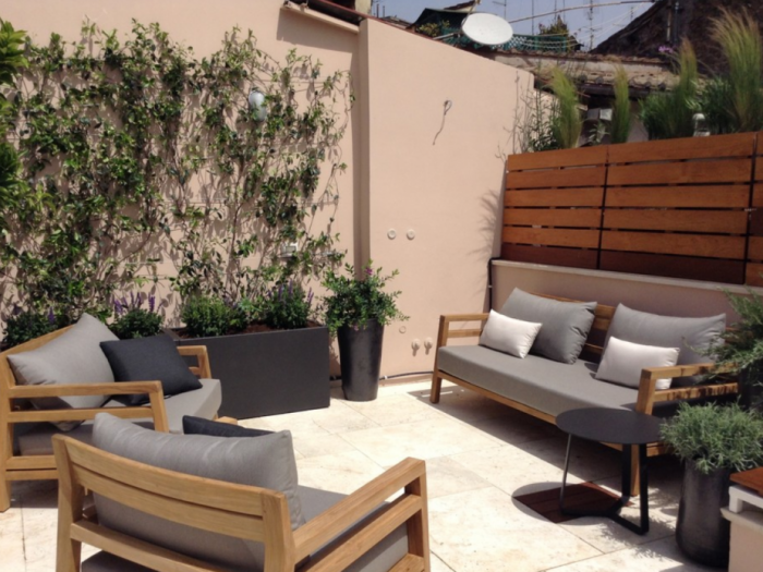 Archisio - Au Dehors Studio - Progetto Una terrazza moderna mediterranea