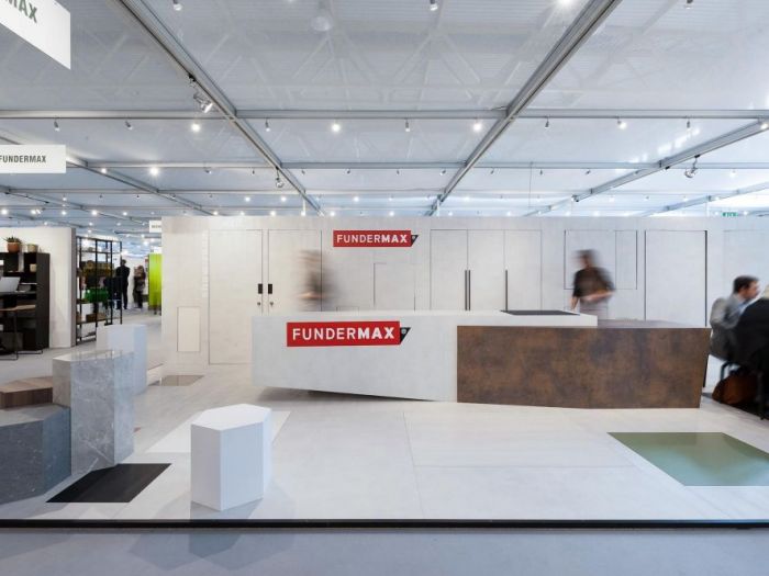 Archisio - Filippo Saponaro Architetto - Progetto Concept e progetto stand fundermax- scicam