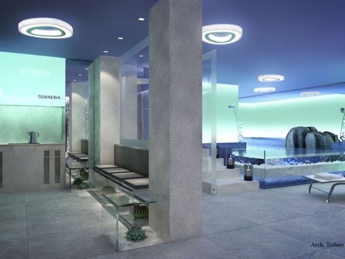 Archisio - Gilles Patrice Arch Todaro - Progetto Centro benessere hotel yachting palace di marina