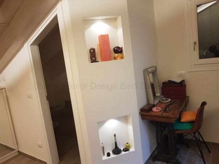 Archisio - Studio Interior Design Berti Daniela srl - Progetto Arredamento villa con mansarda a bologna