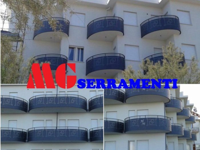 Archisio - Mg Serramenti - Progetto Parapetti e ringhiere di ferro