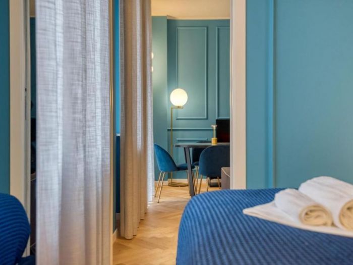 Archisio - Gianluca Chiocca Design - Progetto Trasformazione appartamento 130 mq in 3 bedbreakfast - milano