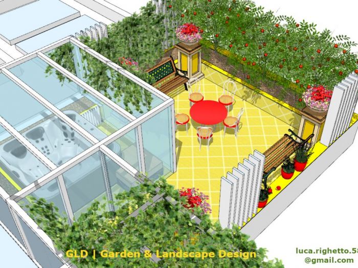 Archisio - Luca Righetto - Progetto Progettazione terrazze Terrazza-solarium su palazzina in costruzione