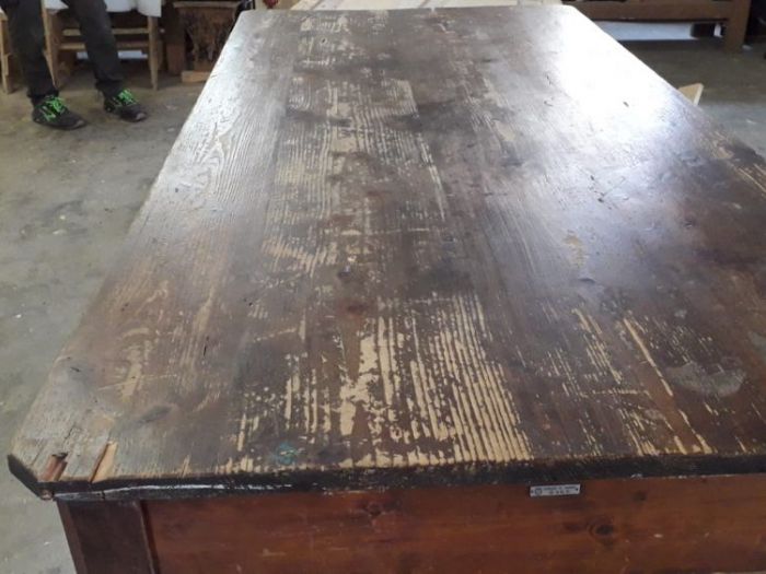 Archisio - Falegnameria Soncini Quintavalla - Progetto Restauro tavolo