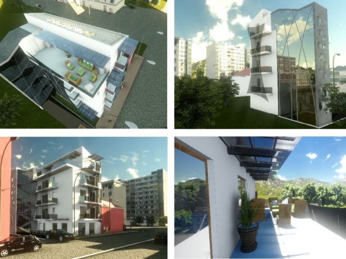 Archisio - Davide Amerio - Progetto Palazzina via boston