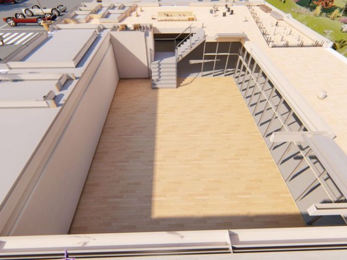 Archisio - Andrea Sorci Natural Living - Progetto Ipotesi progetto di ripristino di un capannone a borghetto flaminio rm per la sede museale della fondazione