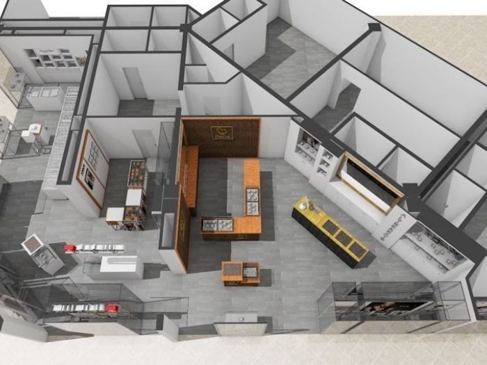 Archisio - Andrea Pontoglio - Progetto Altokarato cc la grande mela verona - luxury store