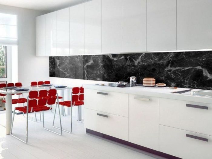 Archisio - Citti Serramenti Infissi Cristalli - Progetto Schienali per cucine in vetro