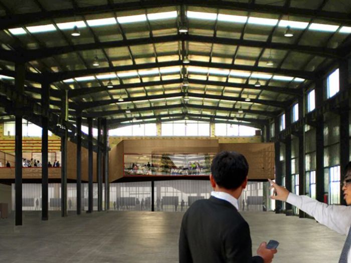 Archisio - Marc - Progetto La nuova entrata libreria caffetteria della galleria darte Hangzhou 2013