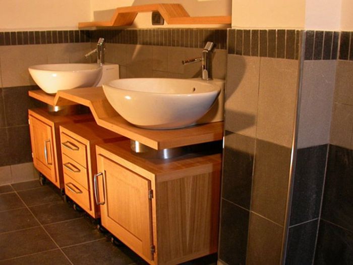 Archisio - Falegnameria Giosal - Progetto Mobili bagno