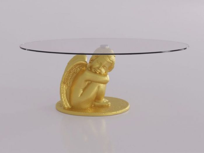 Archisio - Dablec Di Tiziano Moletta - Progetto Tavolino da salotto classico cupido