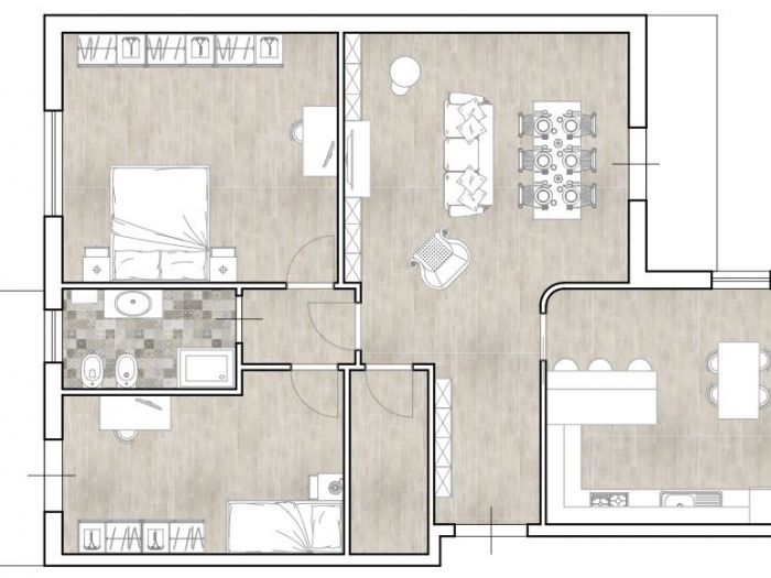 Archisio - Architettosabatini - Progetto Ristrutturazione appartamento