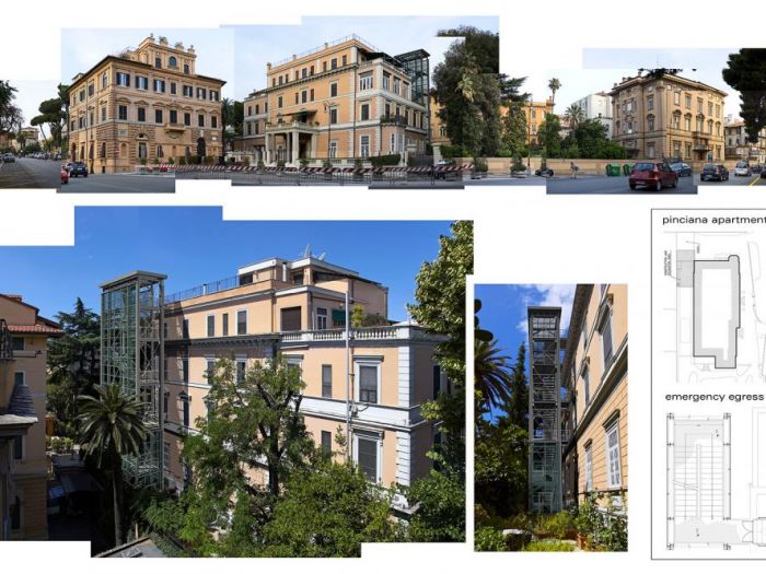 Archisio - Inoutside Design - Progetto Scala pinciana