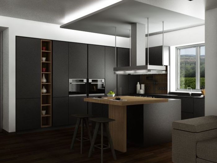 Archisio - Archirender3d - Progetto Progetto dinterni per appartamento al piano terra